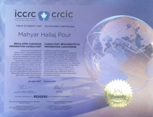 Certificate crcic